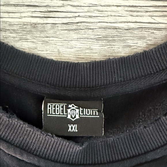 Rebel Eight Crewneck with Gold Emblem - Picture 2 of 5